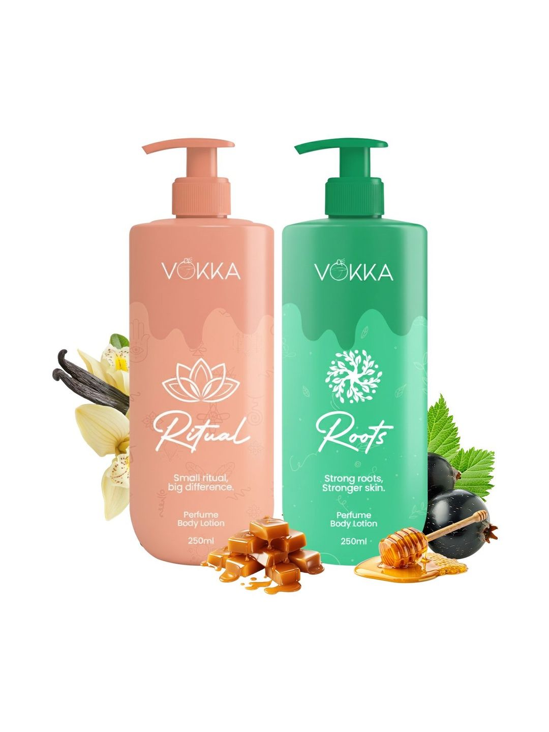VOKKA Set Of 2 Ritual & Roots Perfume Body Lotion - 250 ml Each-picture-16