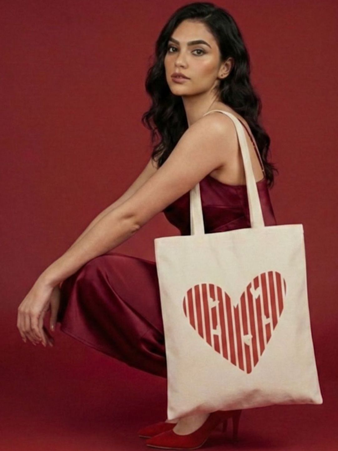 EcoRight Structured Shoulder Bag with Applique-image-14