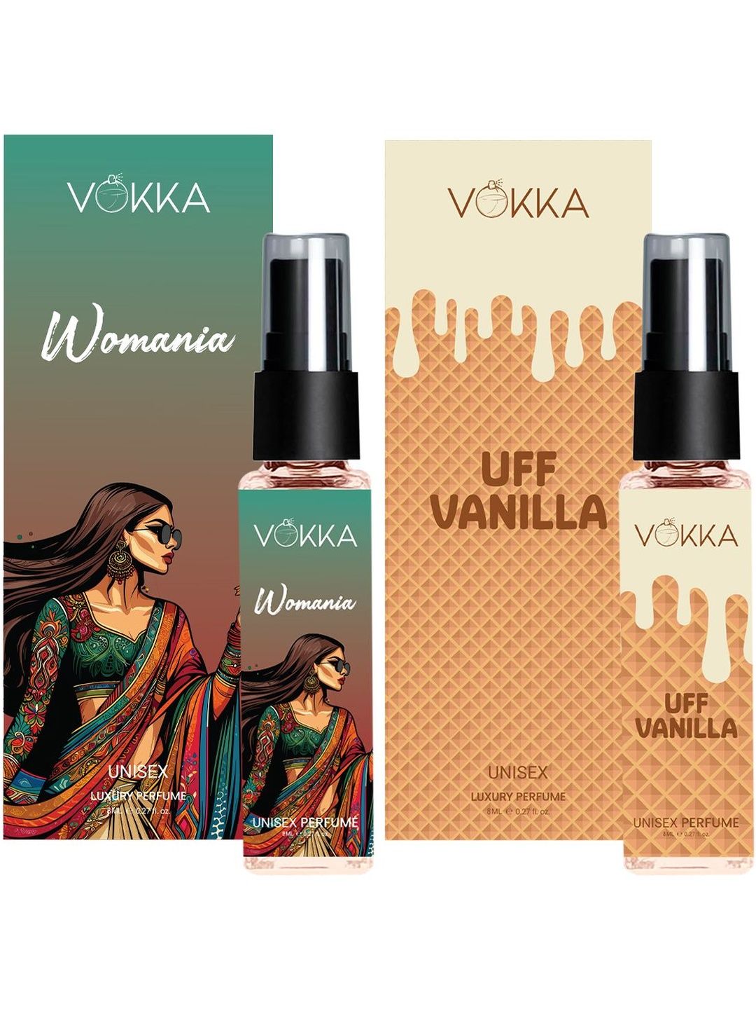 VOKKA Set Of 2 Uff Vanilla & Womania Long-Lasting Perfumes - 8 ml Each-picture-20