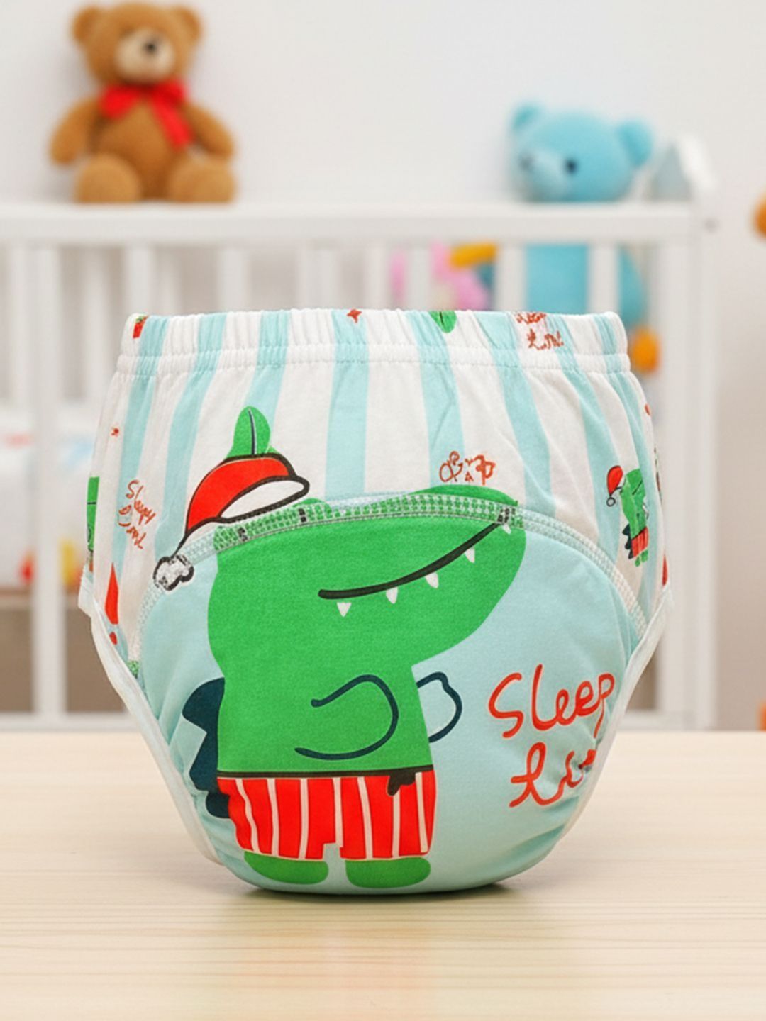 Baby Moo Infants Jolly Dino Printed Reusable Cloth Diaper-picture-7