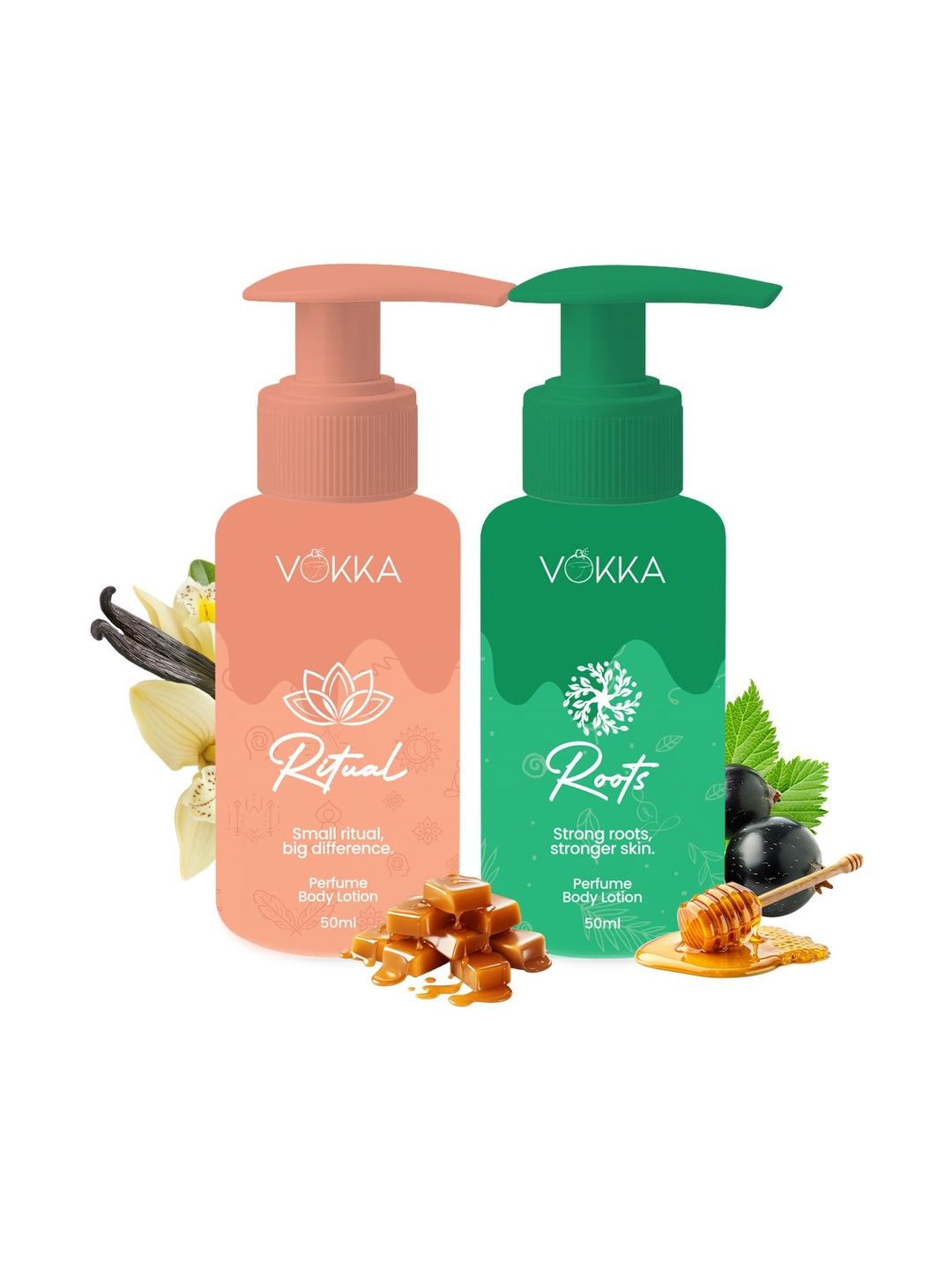 VOKKA Set Of 2 Ritual & Roots Perfume Body Lotion - 50 ml Each-picture-19