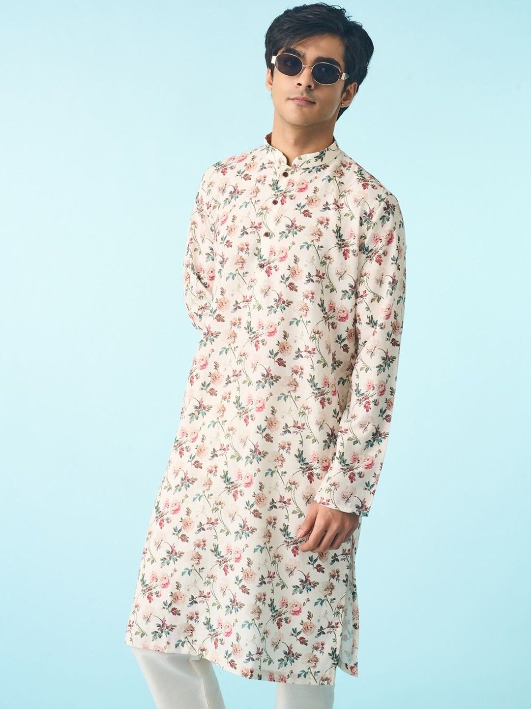 Diwas by Manyavar Men Printed Kurta-picture-57