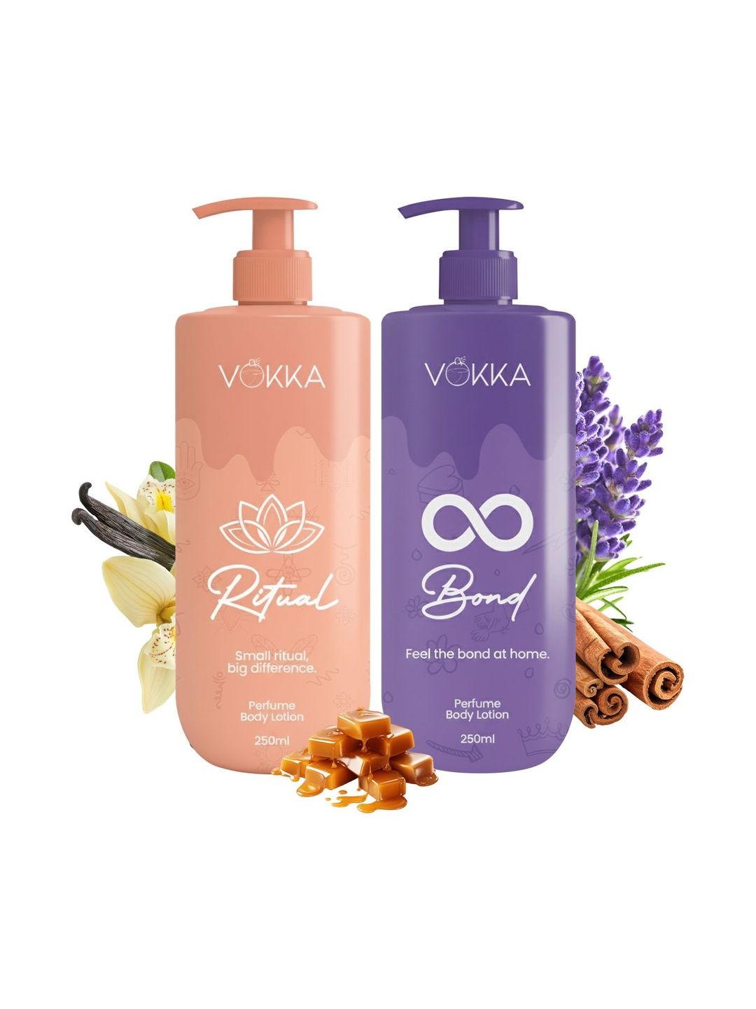 VOKKA Set Of 2 Ritual & Bond Perfume Body Lotion - 250 ml Each-picture-15
