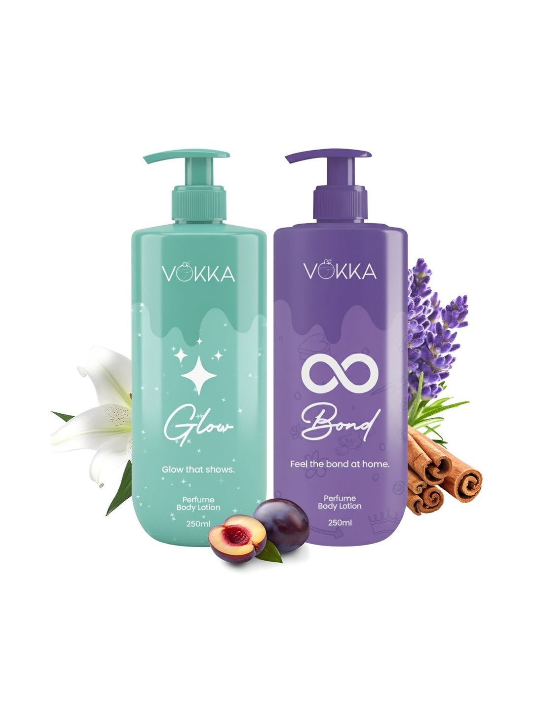 VOKKA Set Of 2 Glow & Bond Perfume Body Lotion - 250 ml Each-picture-38