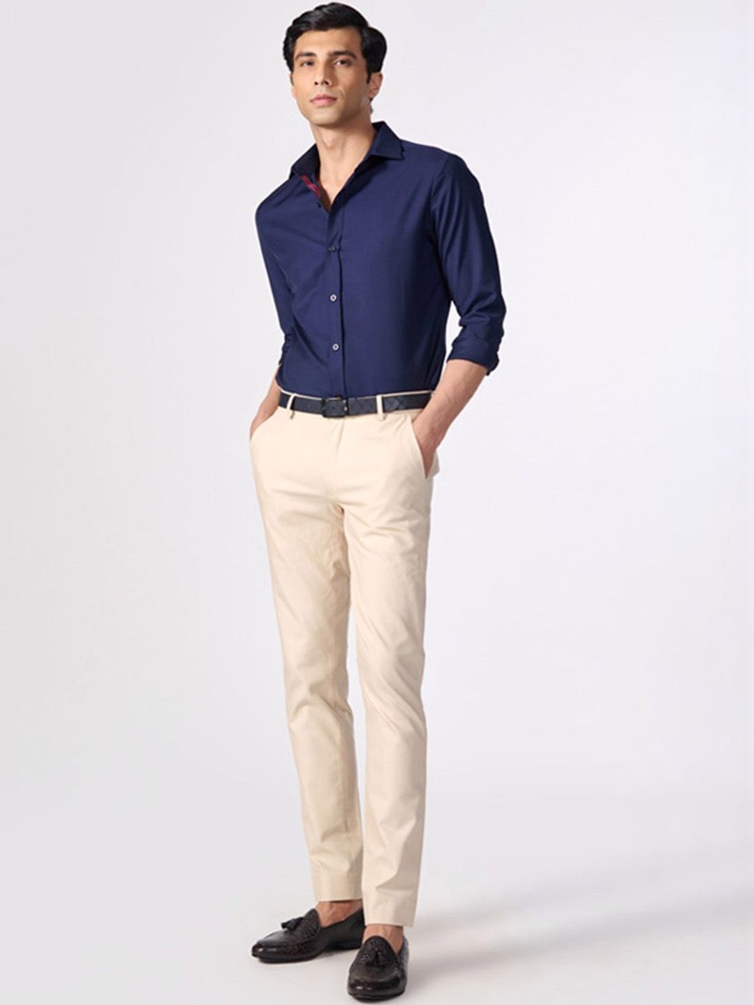 S&N by Shantnu Nikhil Men Slim Fit Fashion Trousers-picture-56