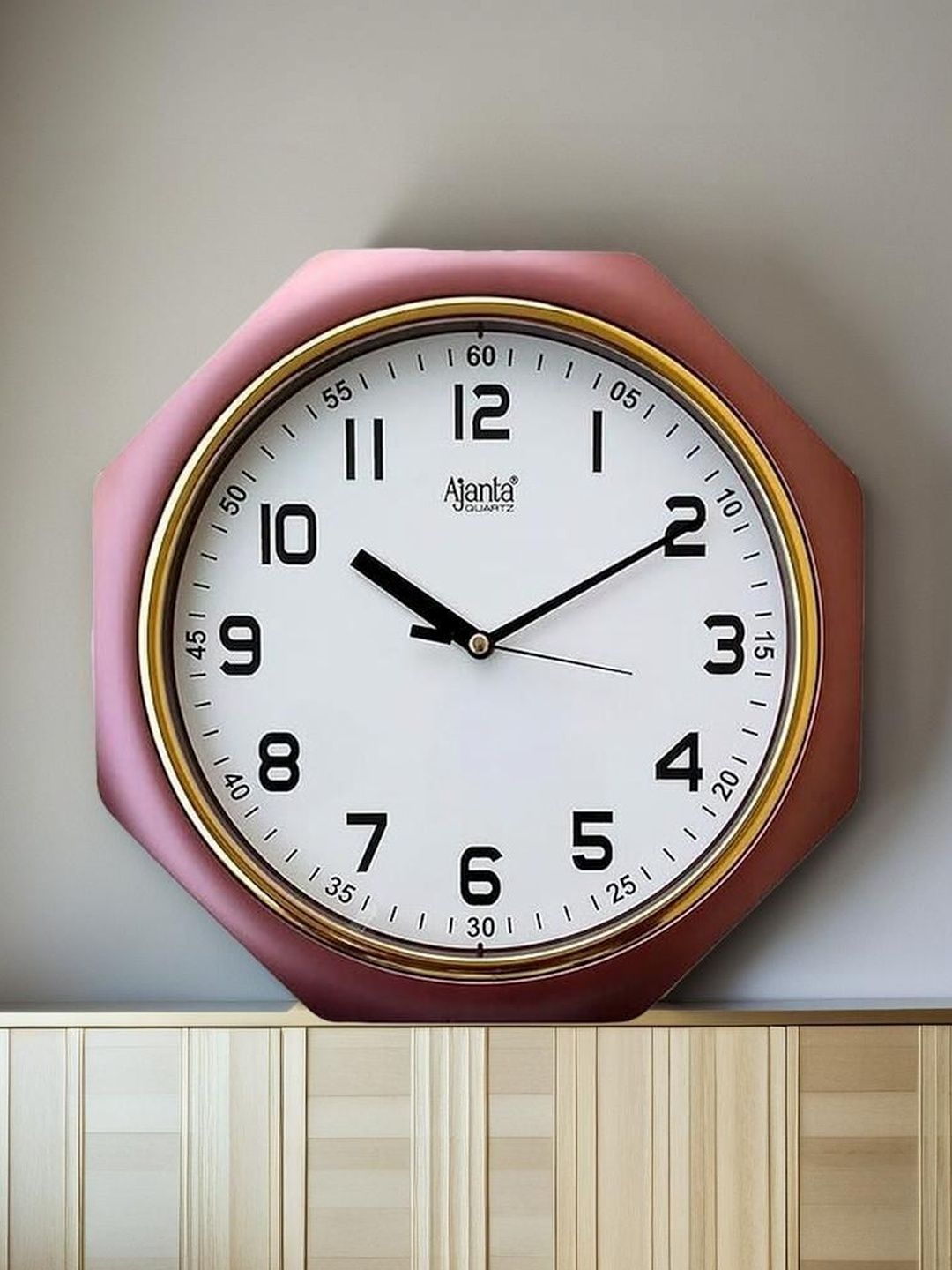 Ajanta Brown Wall Clock-image-47