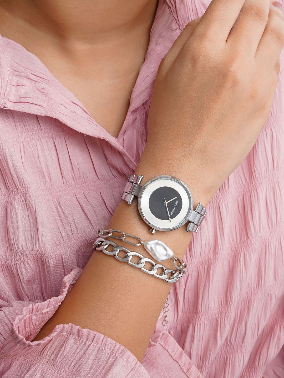 JOKER & WITCH Women Stellar Twist Watch Bracelet Stack Gift Set
