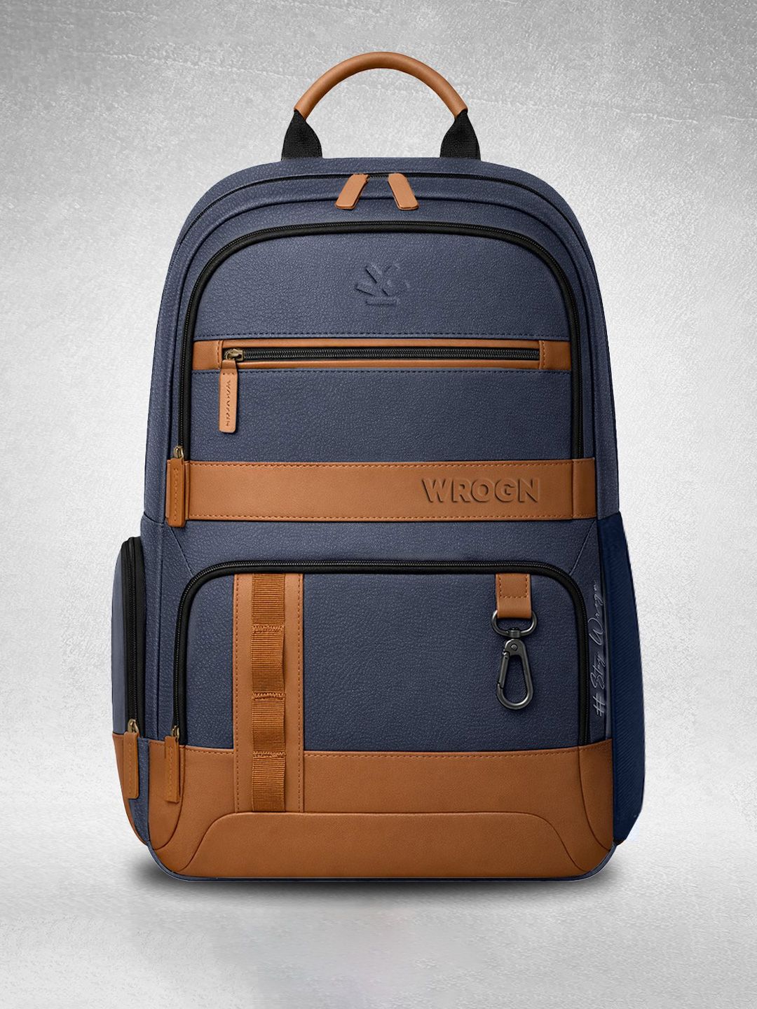 WROGN Unisex Brand Logo Backpack with Anti-Theft-picture-48