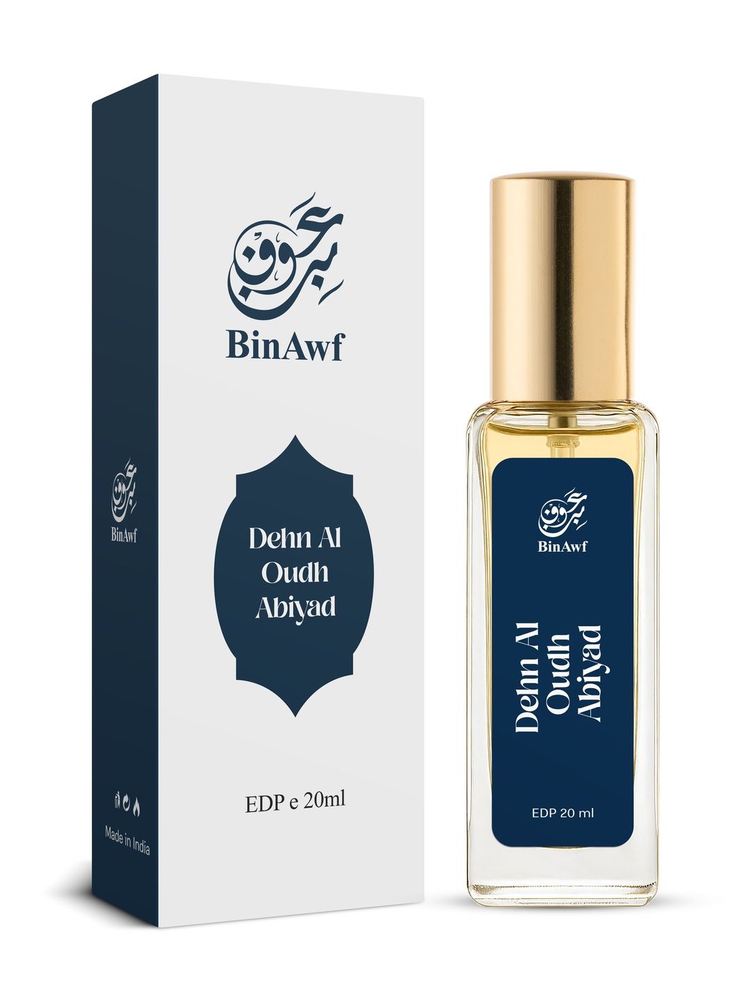 BinAwf Dehn Al Oudh Abiyad Long-Lasting Eau De Parfum - 20 ml-picture-11