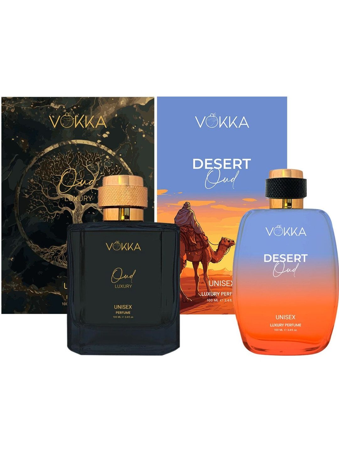 VOKKA Set Of 2 Oud Luxury & Desert Oud Long-Lasting Perfumes - 100 ml Each-picture-18