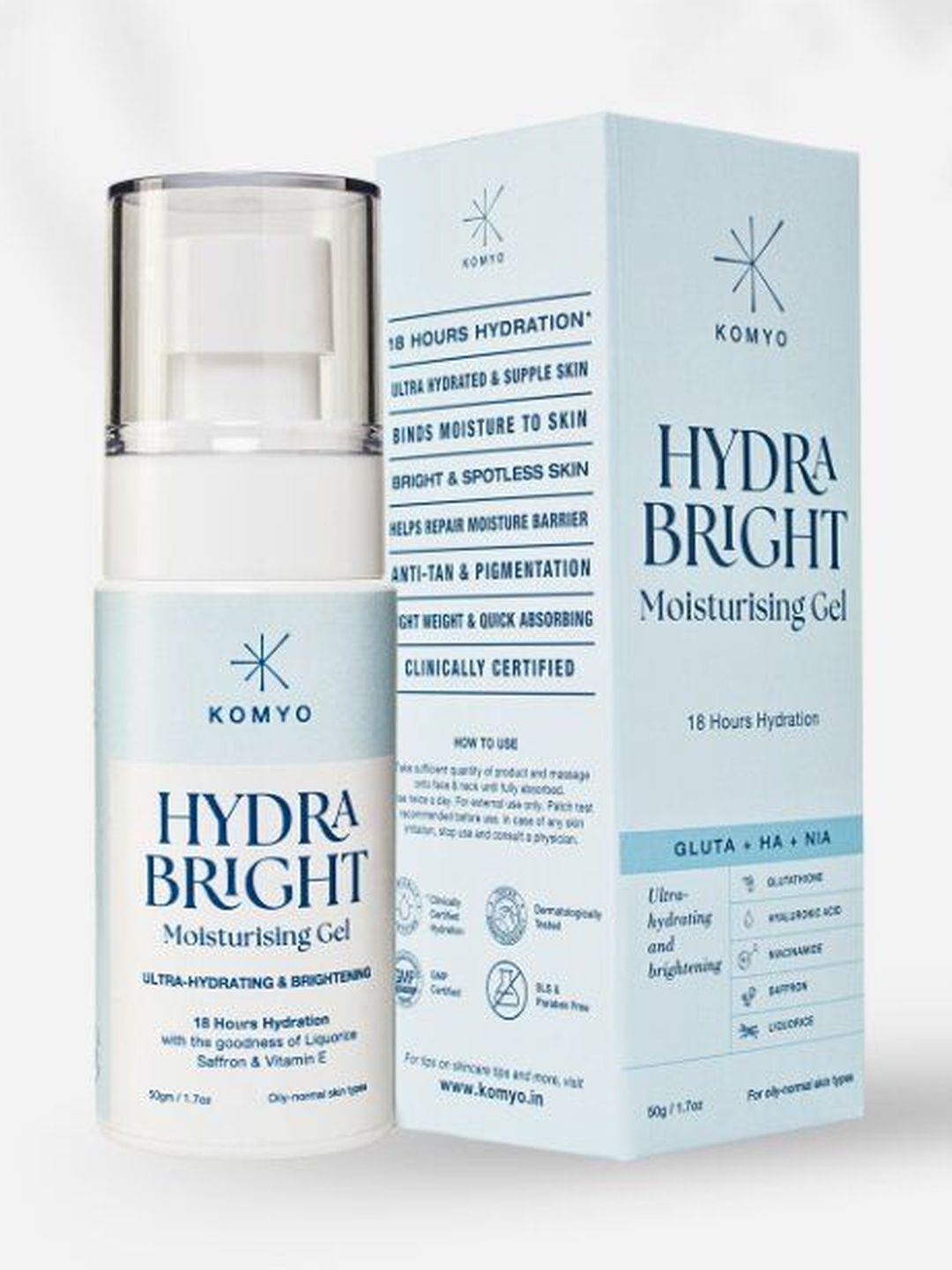 Komyo Hydra Bright Moisturising Gel - 50 ml-image-12