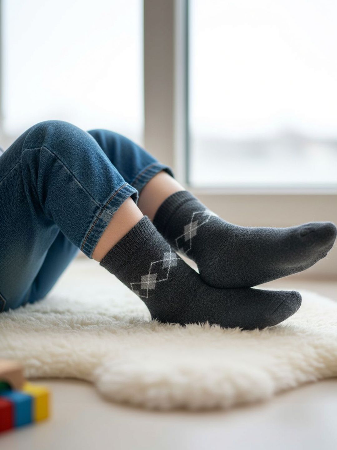 Moda Rapido Boys Cotton Assorted Patterned Above Ankle Socks