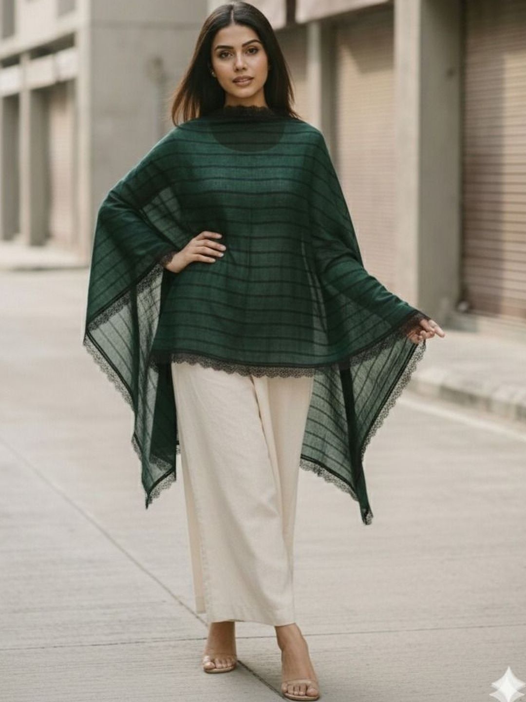 HERE&NOW Striped Dupatta-picture-18