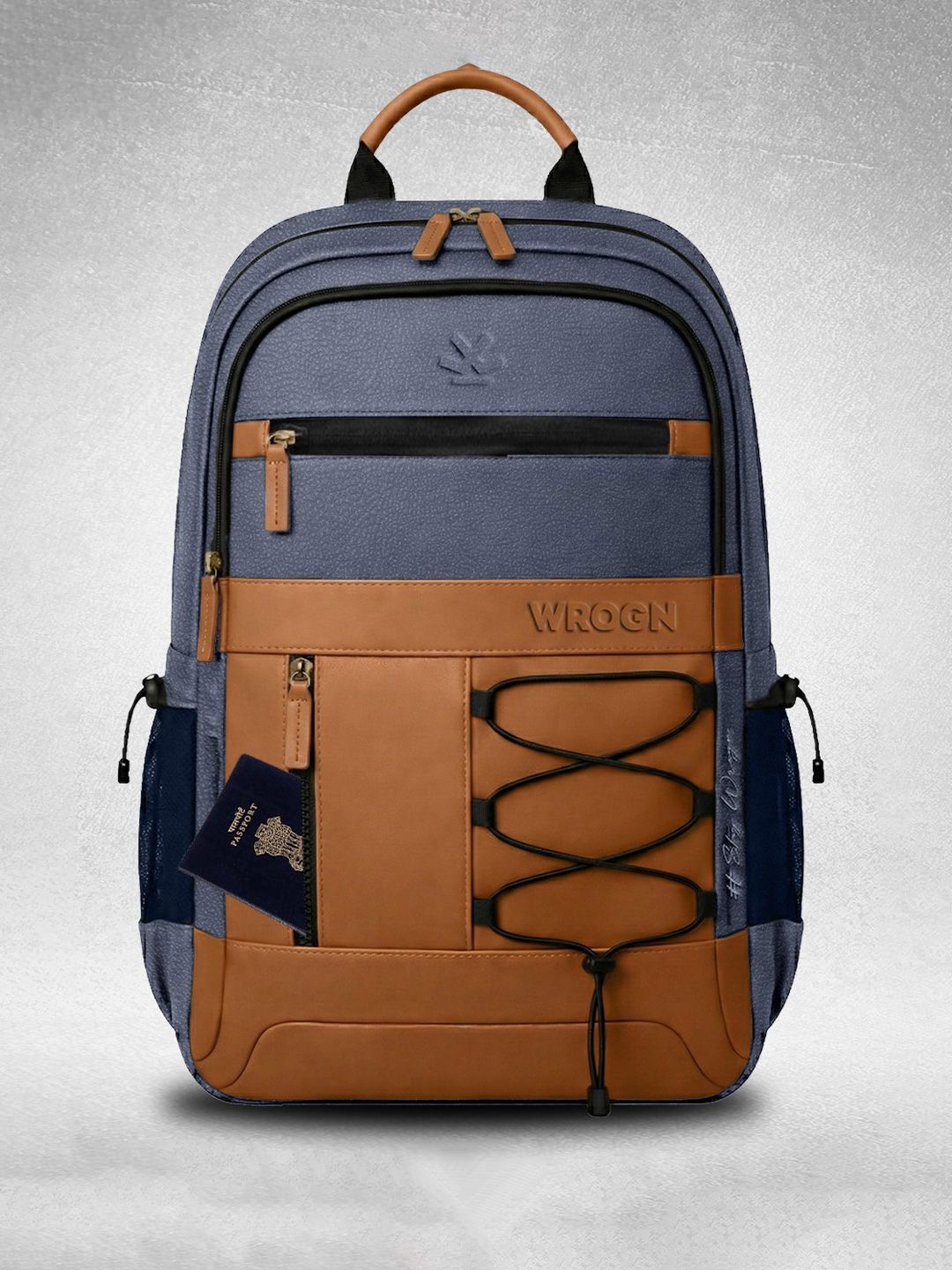 WROGN Unisex Brand Logo Backpack with Anti-Theft-picture-46