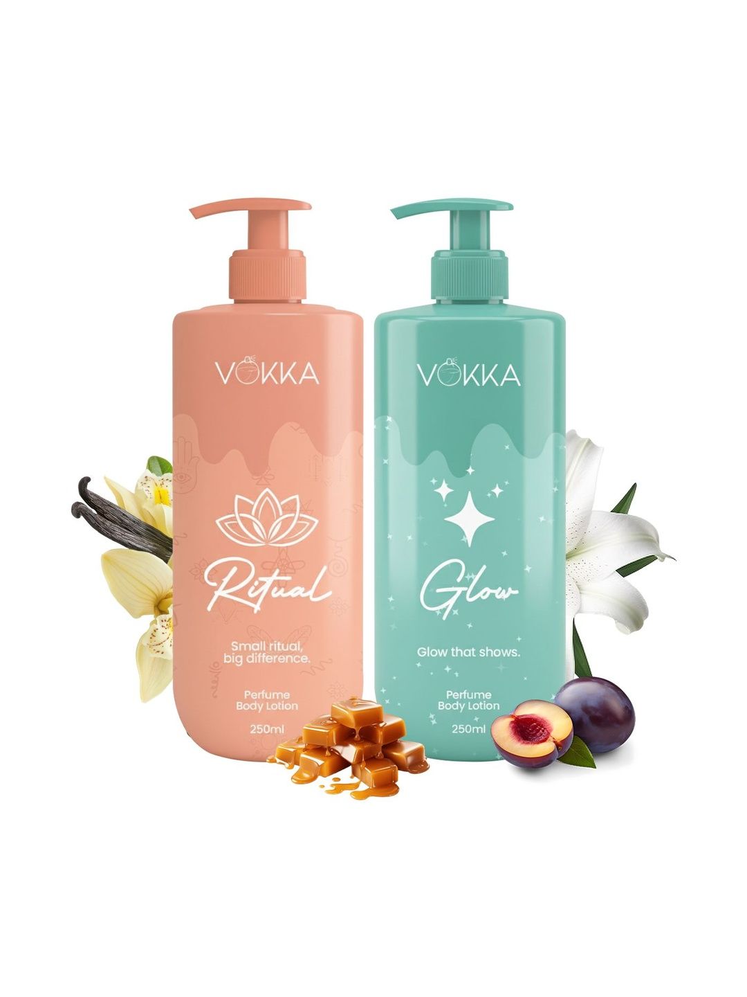 VOKKA Set Of 2 Ritual & Glow Perfume Body Lotion - 250 ml Each-picture-14