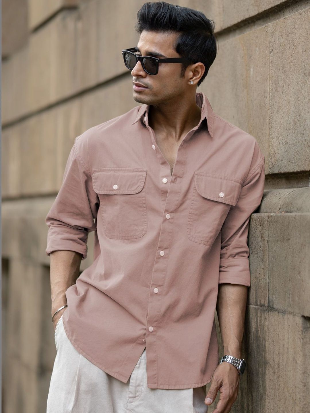 Powerlook Onion Double Pocket Lightweight Shirt-image-3