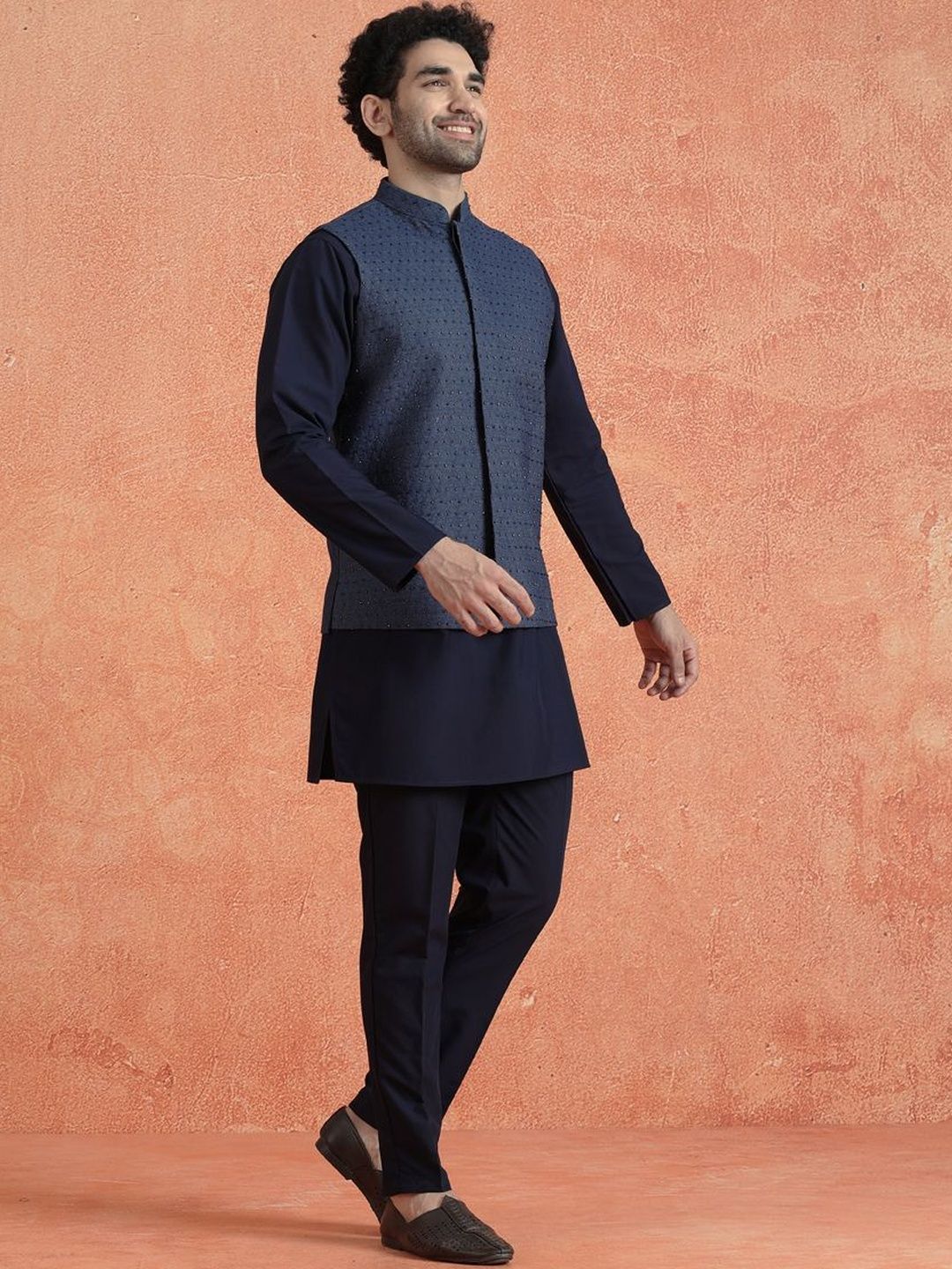 KISAH Men Regular Kurta with Trousers-picture-50