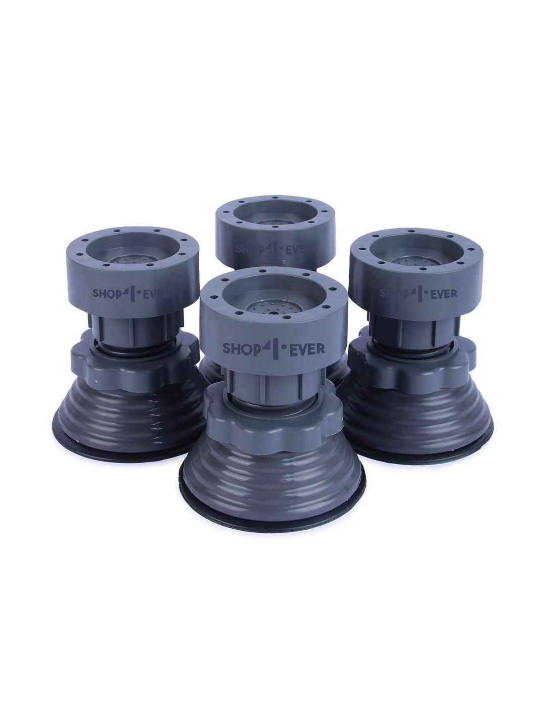 Shop4ever Grey & Grey Solid Plastic-image-3