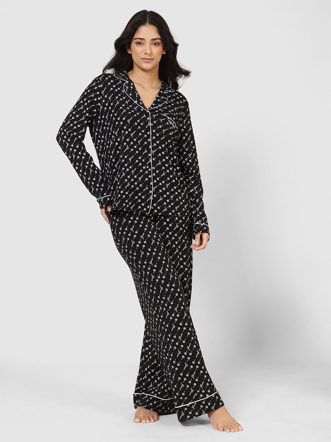GUESS Women Printed Night suit-picture-32
