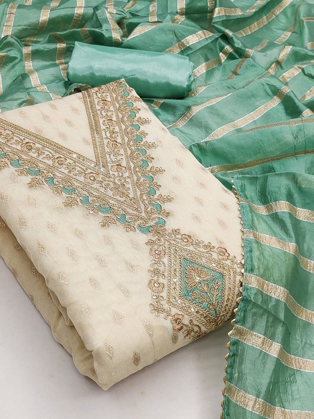 Dhaaga Ghar Embroidered Unstitched Dress Material-picture-45