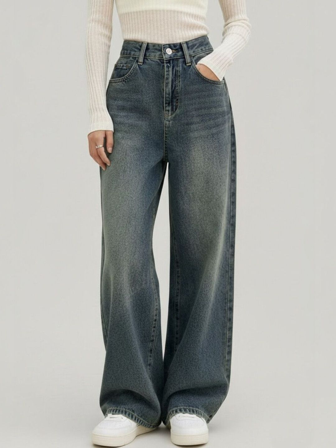 CORSICA Women High-Rise Light Fade Jeans-image-48