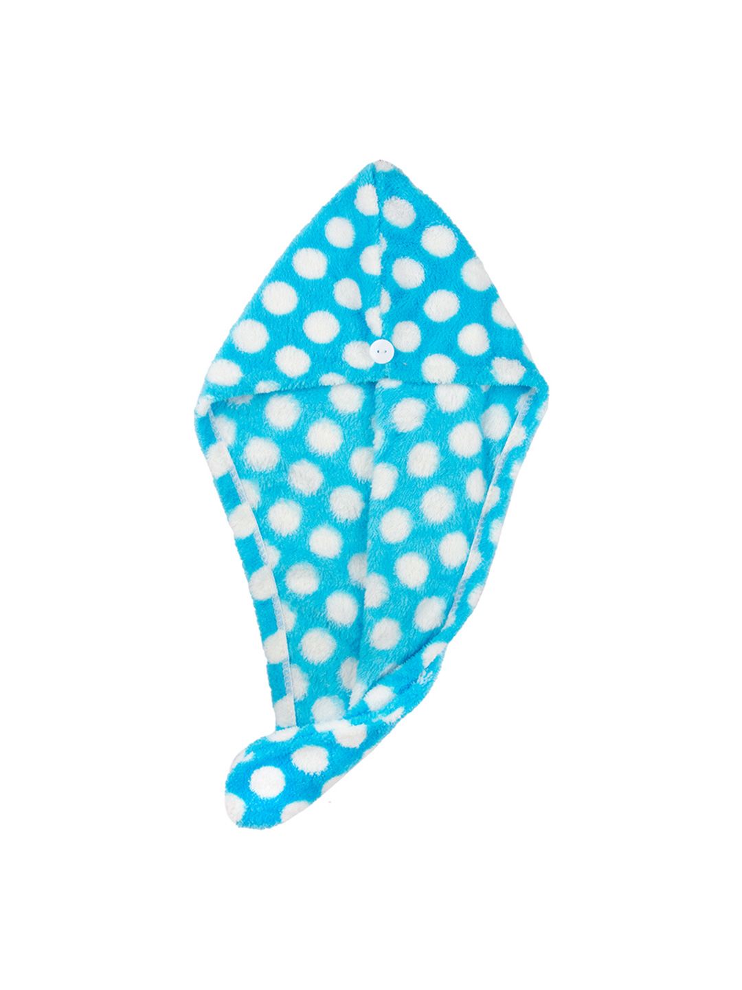 Stasia Street Blue & White Printed Microfiber 300 GSM Easy Dry Hair Wrap Towel-image-41
