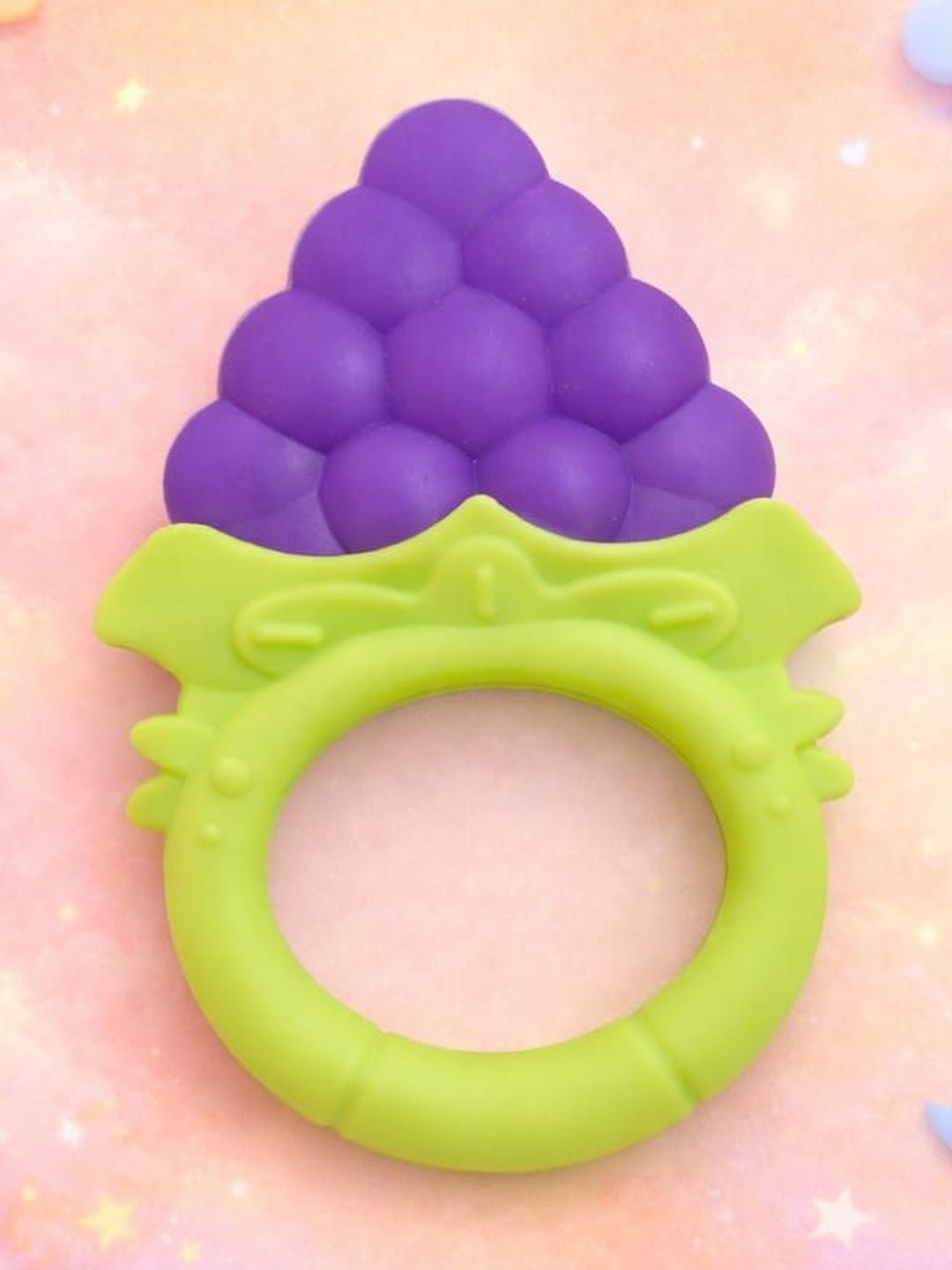 Kritiu Grape Shaped Baby Teether Toy-image-35