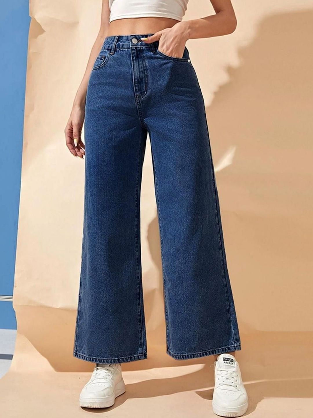SZN Women Straight Fit High-Rise Stretchable Jeans-picture-17