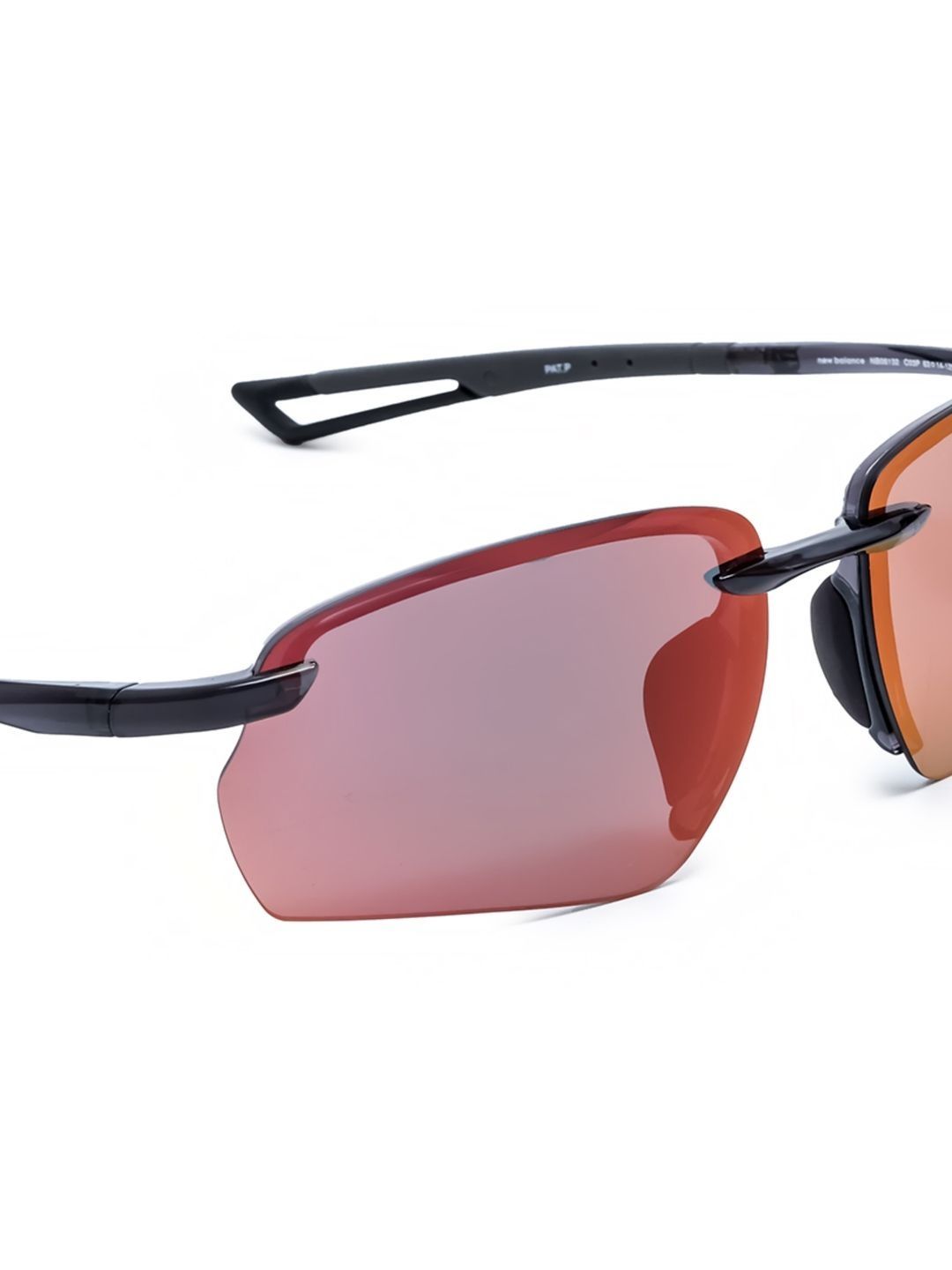 New Balance Unisex Red Lens & Black Sports Sunglasses with-image-41