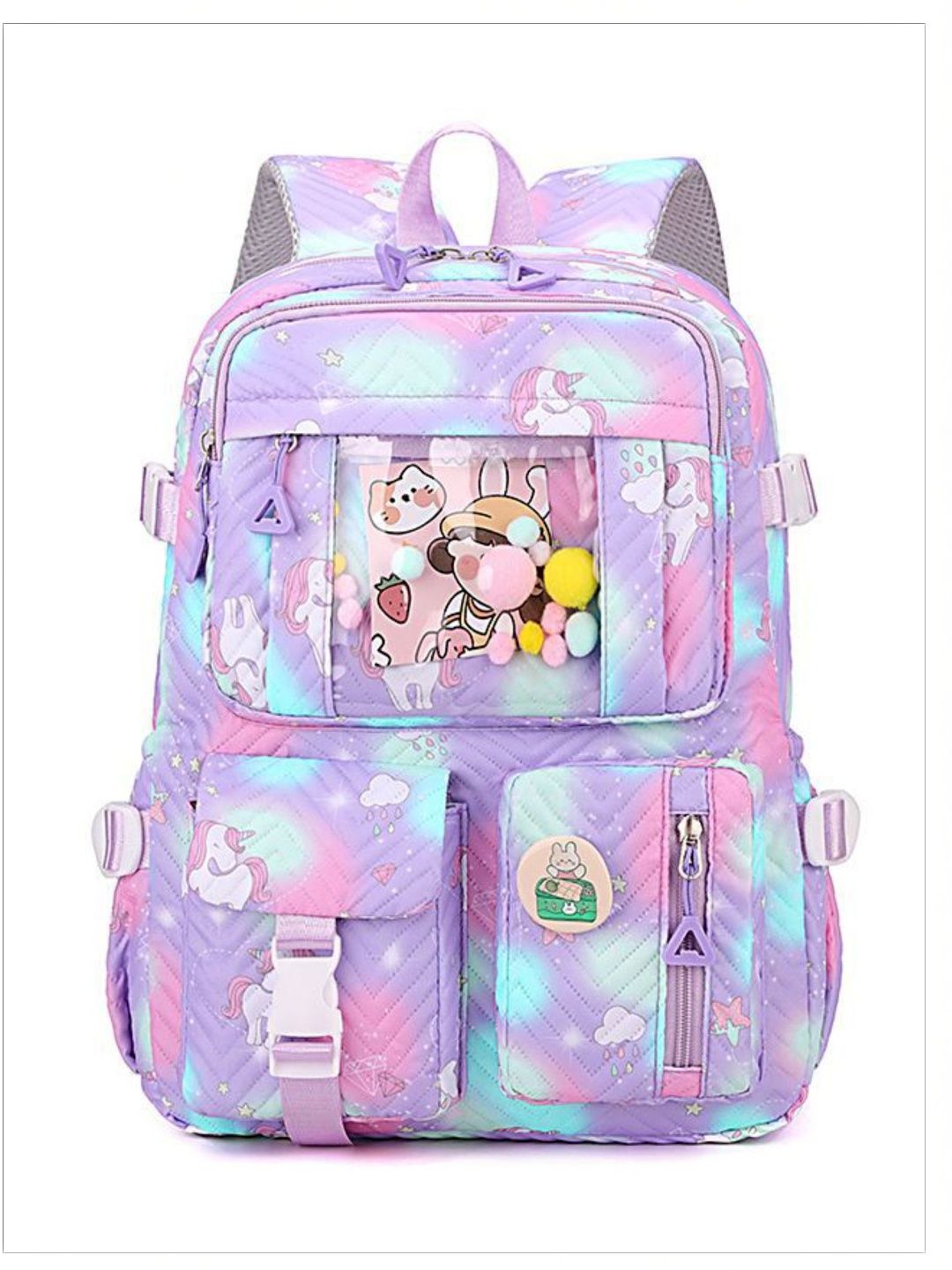 Tinytot Unisex Kids Graphic Applique Backpack