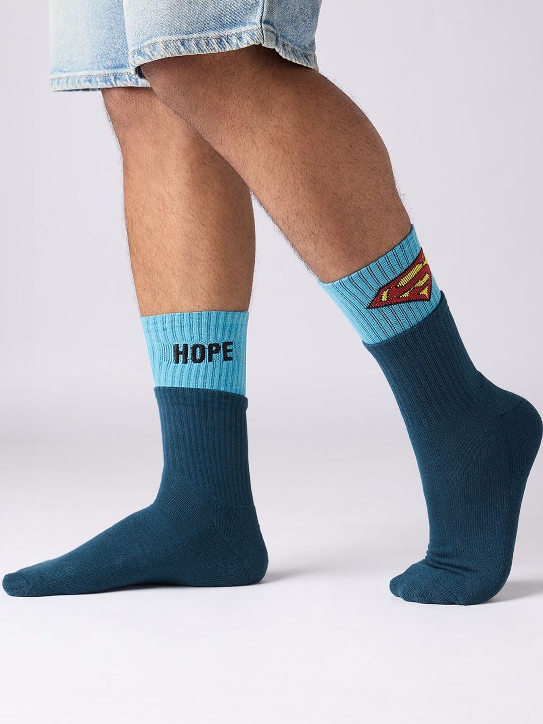 The Souled Store Men Patterned Calf Length Socks-picture-39