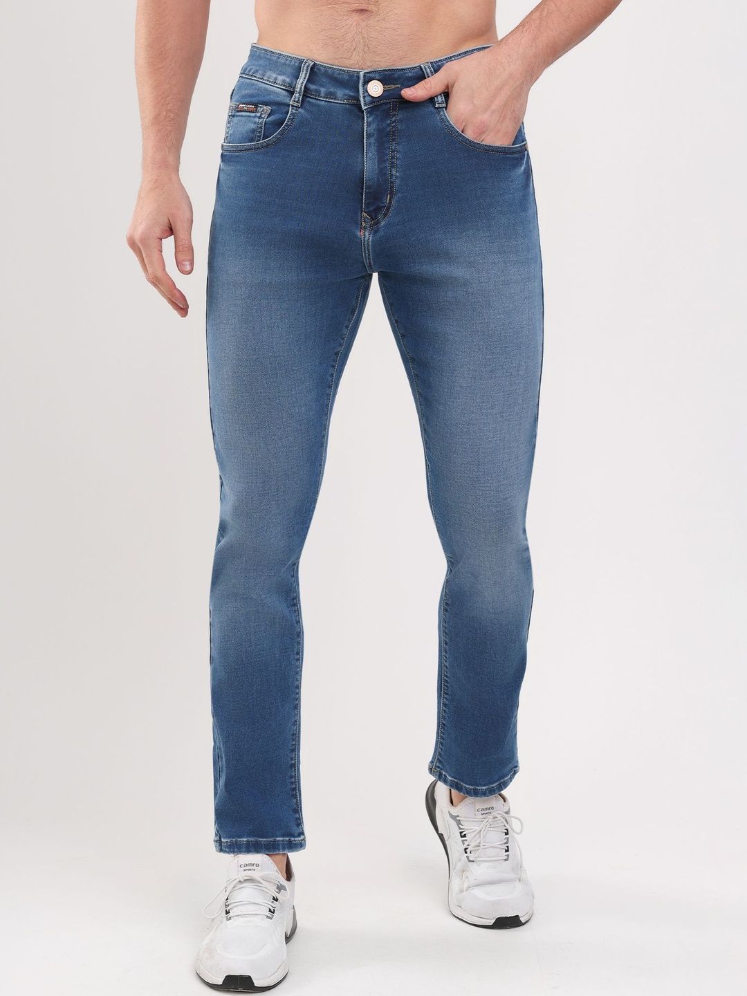 Sparky Men Slim Fit Mid-Rise Light Fade Jeans-picture-13