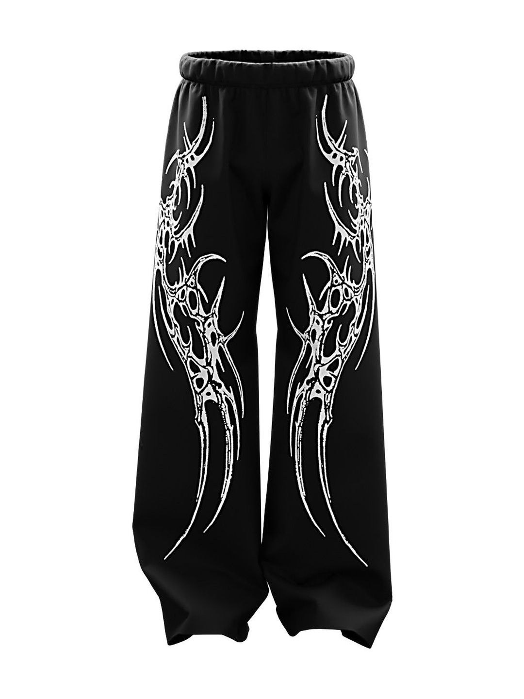 GENRAGE Men Baggy Graphic Print Track Pants-picture-41