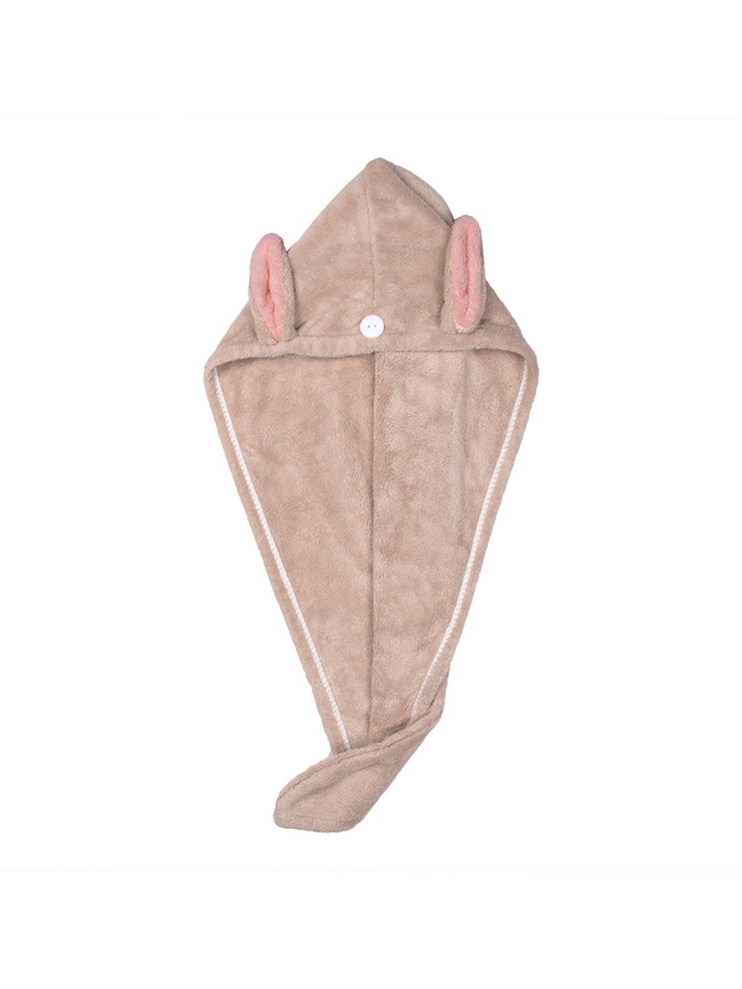 Stasia Street Brown Microfiber 300 GSM Easy Dry Hair Wrap Towel-image-46