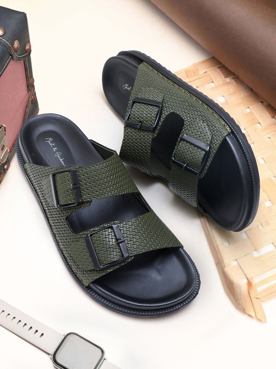 Mast & Harbour Men Comfort Sandals-picture-53