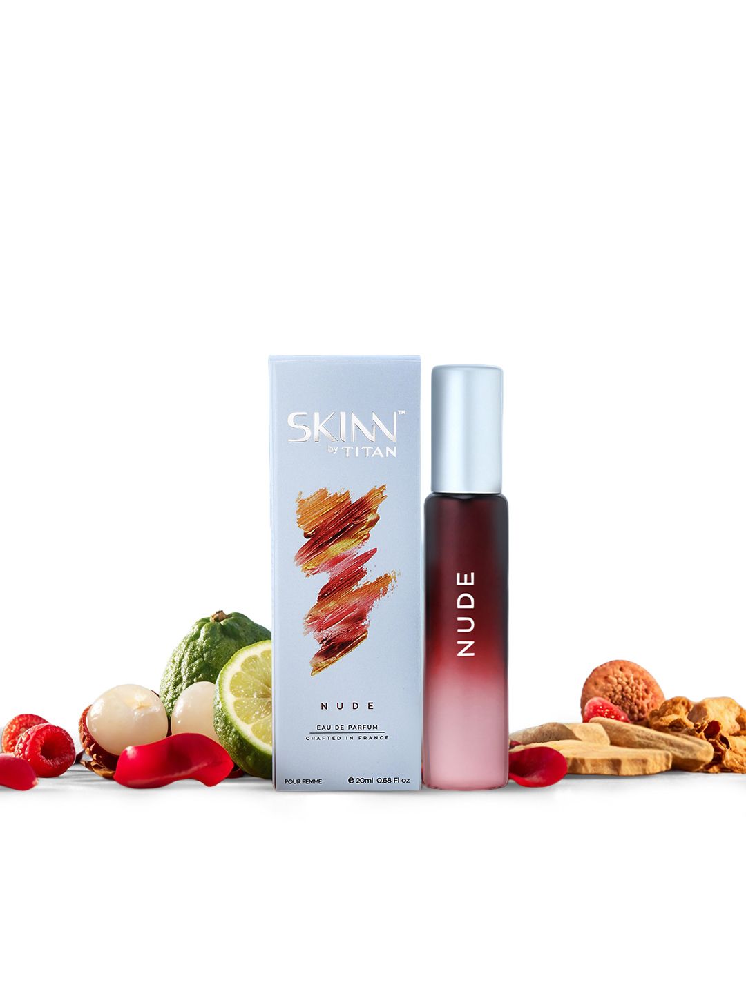 SKINN Women Set Of 3 EDP Ibiza 100 ml & Nude 20 ml With Apple Allure Body Mist - 230 ml-picture-12