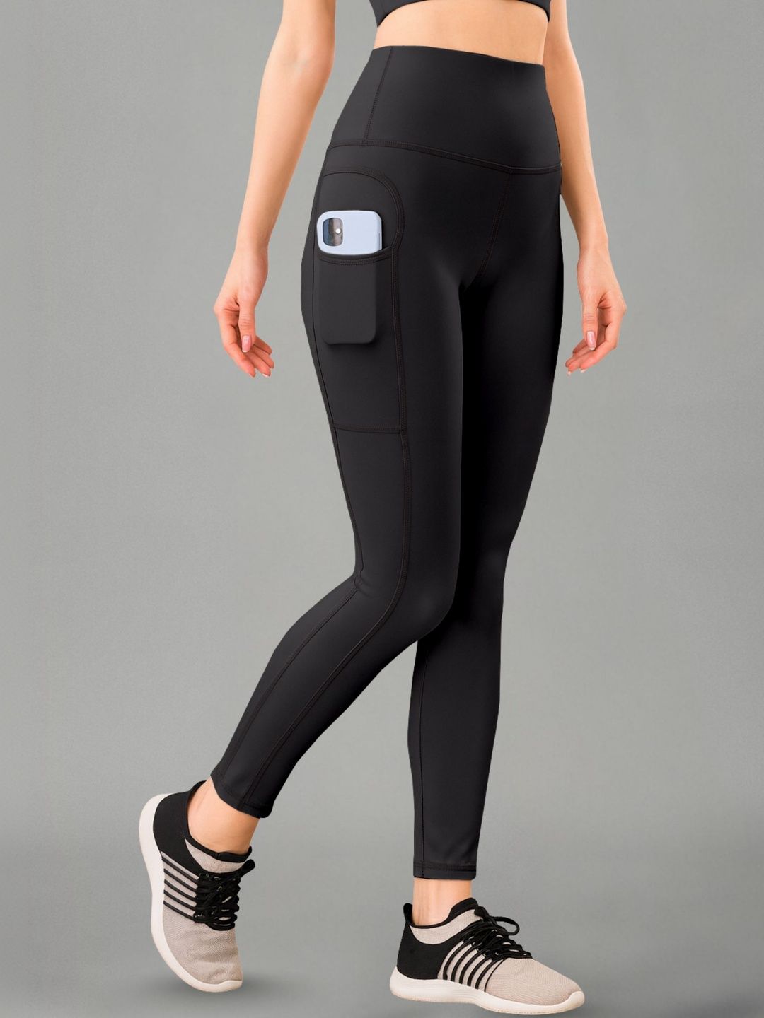 POOJARAN SAREE Women Slim Fit Brand Logo Rapid-Dry Training Track Pants-picture-44