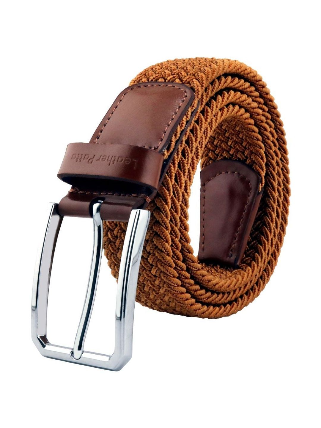 Leather Patta Men Braided Leather Belt-picture-14
