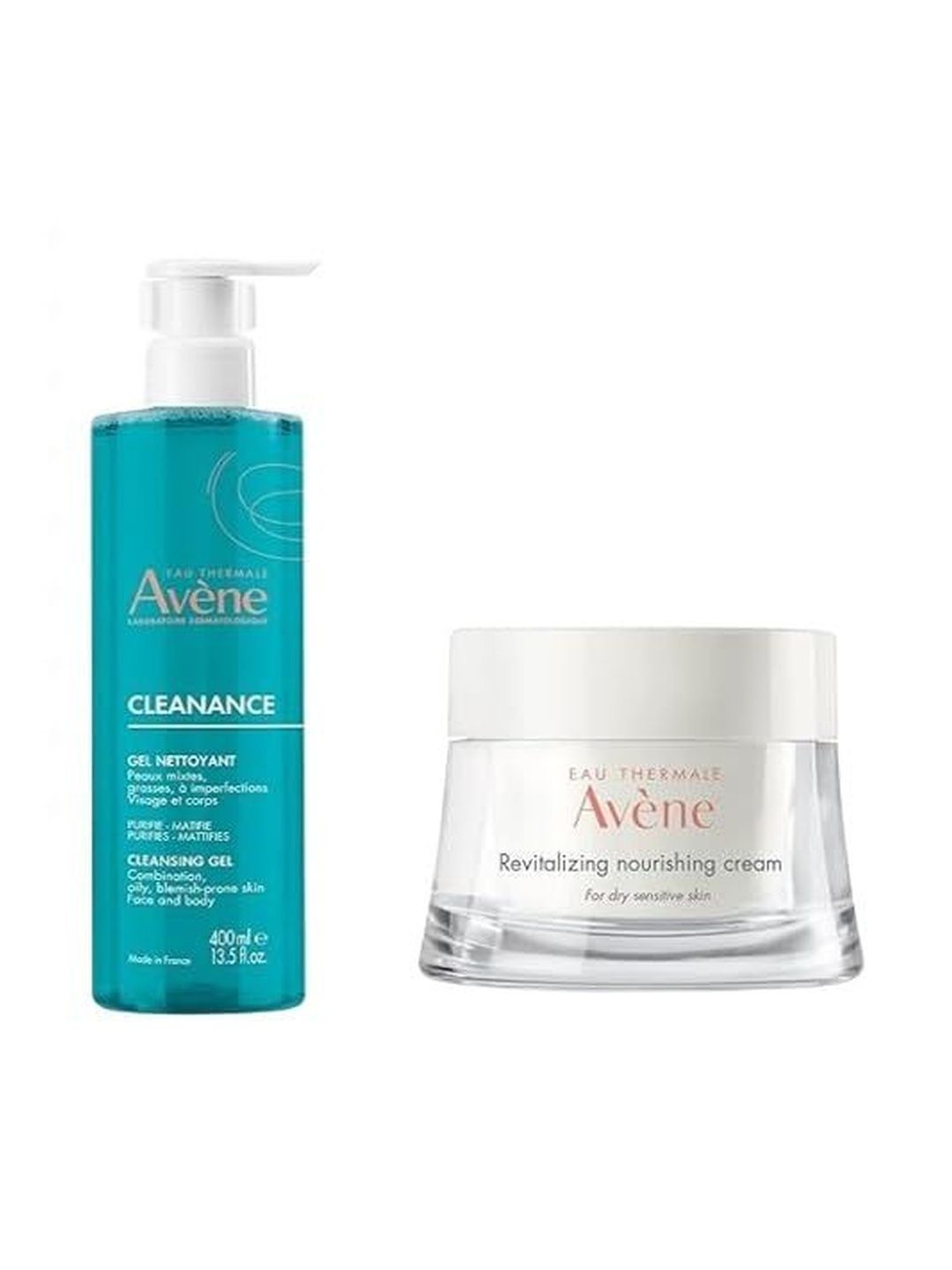 Avene Set Of 2 Cleanance Cleansing Gel- 400 ml & Nourishing Cream- 50 ml-image-23