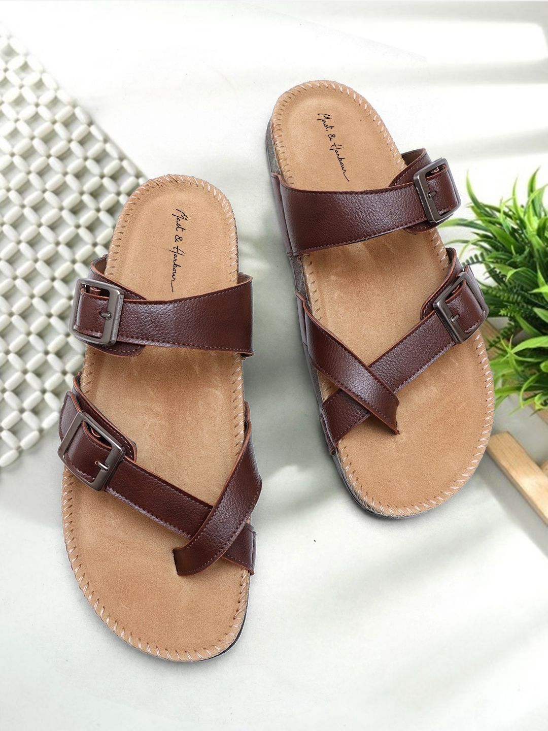 Mast & Harbour Men Comfort Sandals-image-46