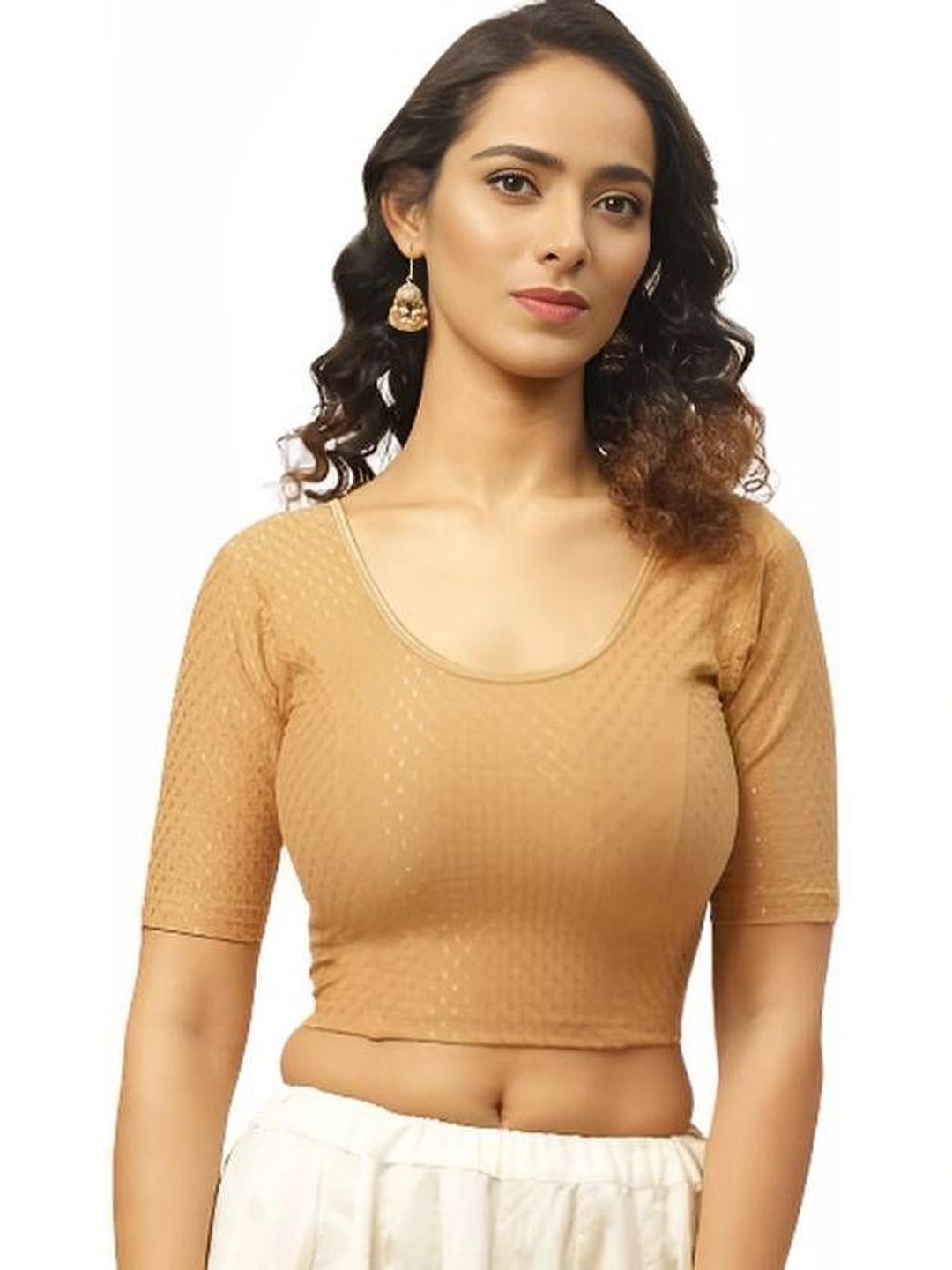 HERE&NOW Woven Design Saree Blouse-image-48
