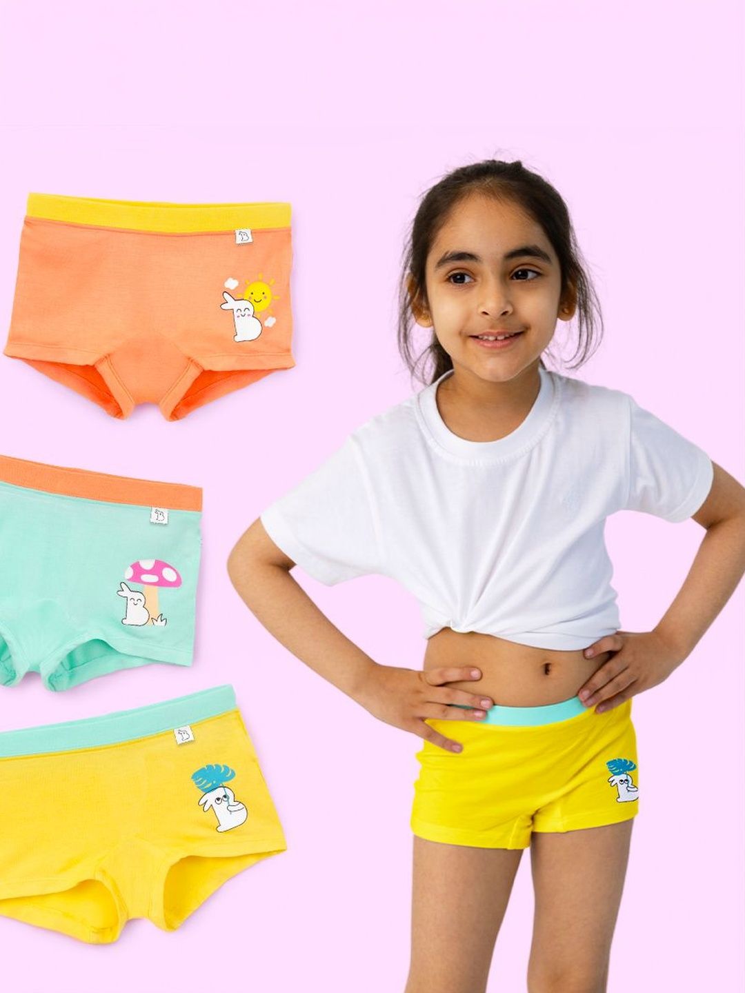 SuperBottoms Girls Printed Shorts-image-39