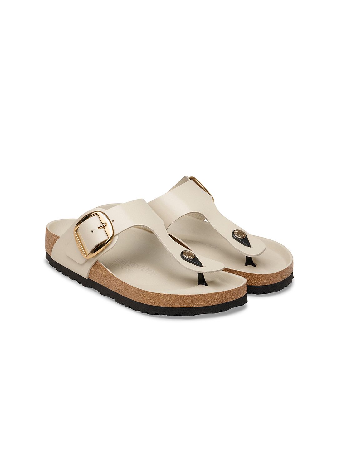 Birkenstock Gizeh Women Regular Width Beige Leather Sandal-image-31