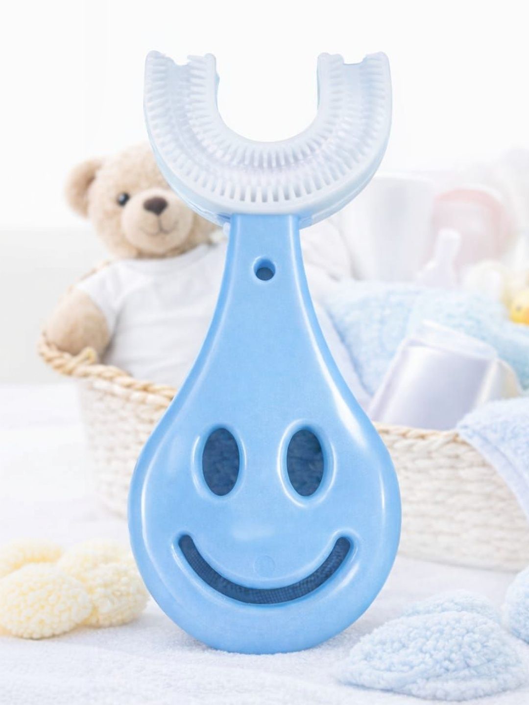 Kritiu Infants U-Shape Silicone Teether-image-3