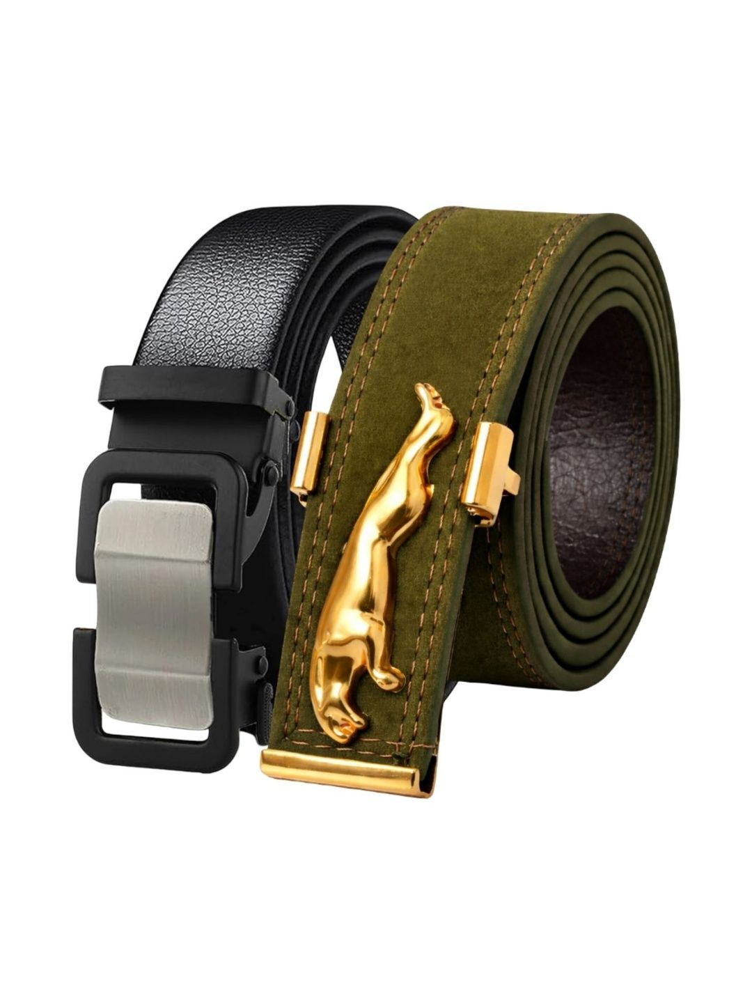 Niddleman Men Textured 2 PU Belt-picture-33
