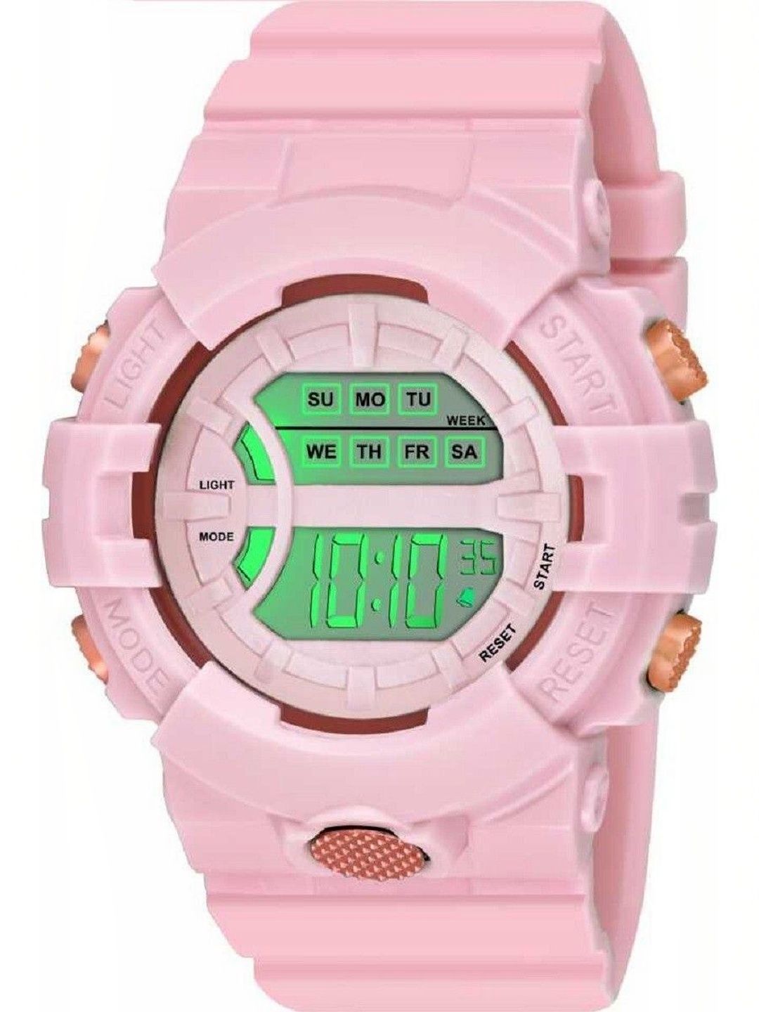 Brostin Girls Dial & Straps Digital Stopwatch Watches Pink Sporty Watch-picture-42
