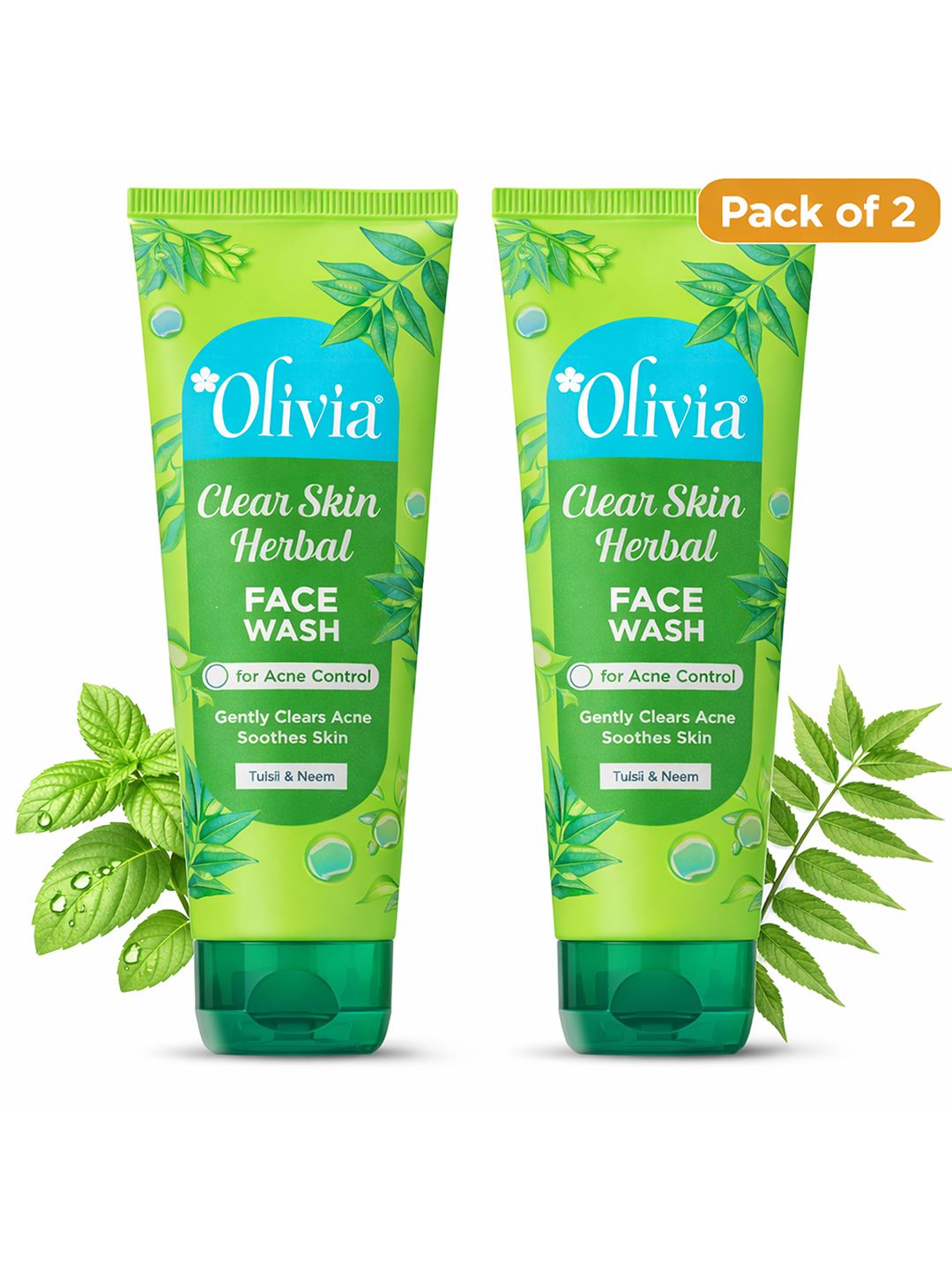 Olivia Clear Skin Herbal Face Wash for Acne Control - 120 ml Each-picture-7