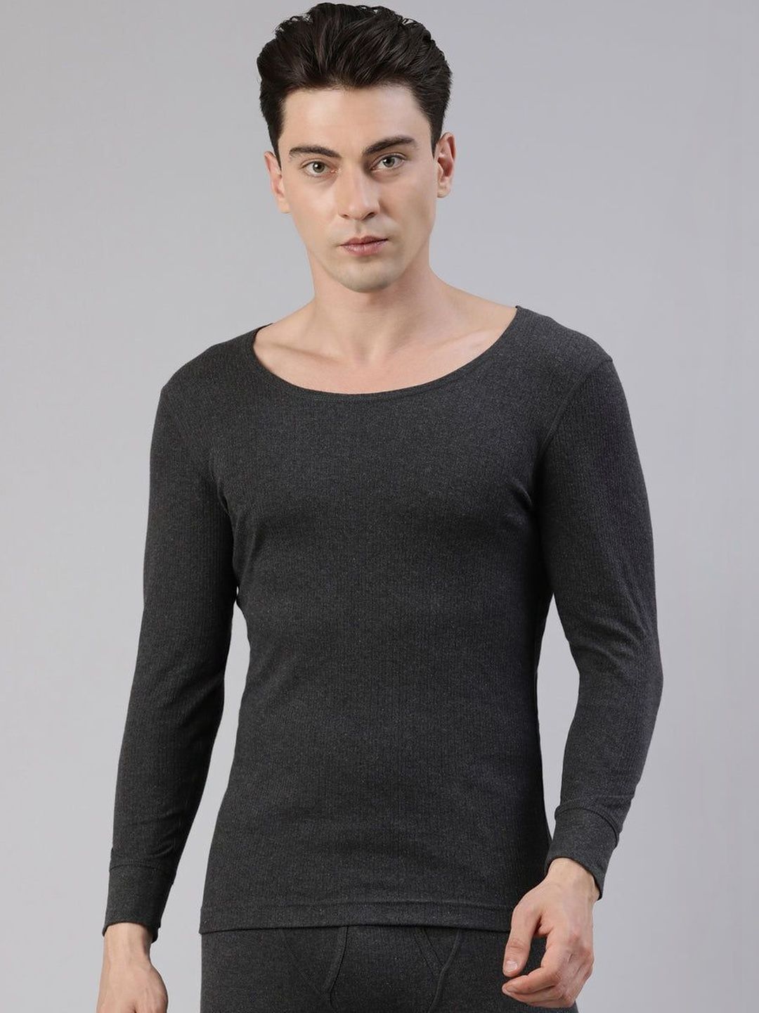 FASO Men Ribbed Cotton Thermal Tops-picture-22