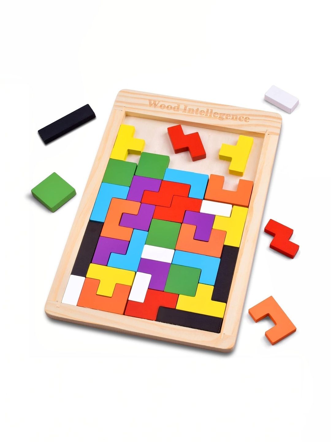 OPINA Wooden Intelligence Russian Tetris Puzzle-picture-0