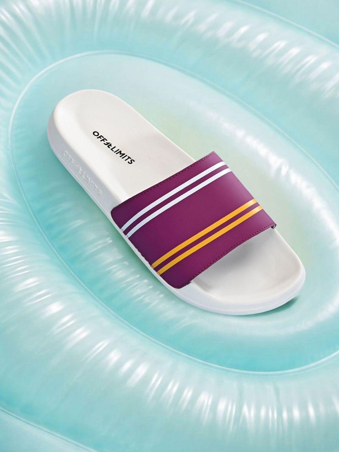 OFF LIMITS Men Striped Sliders-picture-15